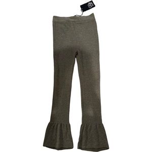 NEW! CHASER Girls’ Fleece Pants with Ruffle Bell Bottom